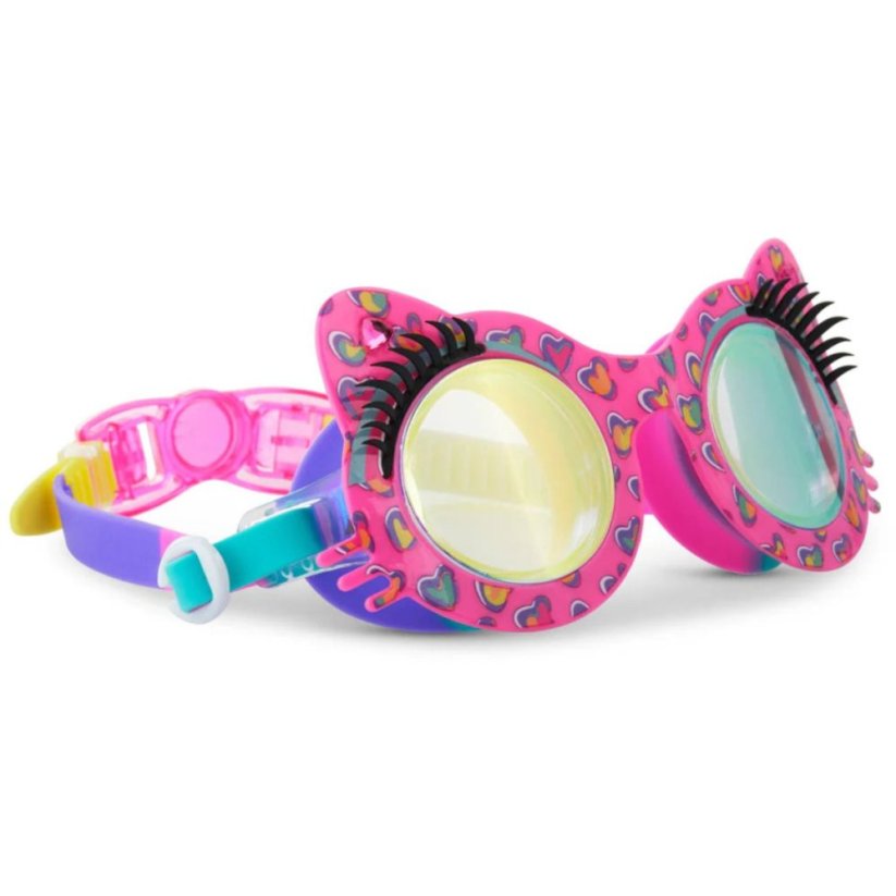 Plavecké brýle pro děti kočička Bling2o - Paws - Purrty pink 6+