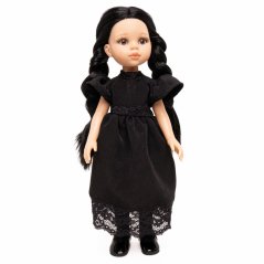 Šaty pro panenku Paola Reina a Minikane 32 cm By Loli - Wednesday Long Lace Dress