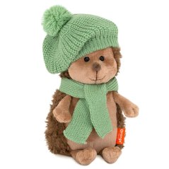 Plyšový ježek s čepicí a šálou Orange toys 25 cm - Hedgehog in green beret