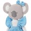 Látková koala 30 cm Cotti Motti Orange Toys - Annie Blue Dress