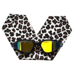 Plavecké brýle se šátkem 11 - 99let Waterplops - Leopard black