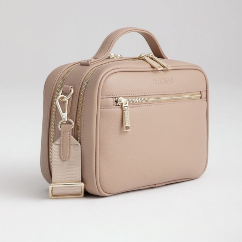 Kabelka a organizér na kočárek 2v1 Joissy VERA - Blush beige