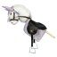 Čabraka s dekou na sedlo pro hobby horse koníka By Astrup - Purple Glitter