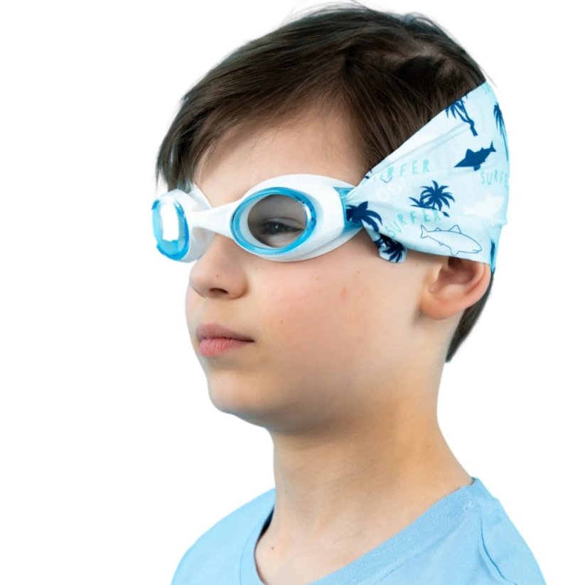 Plavecké brýle se šátkem 11 - 99let Waterplops - Leopard