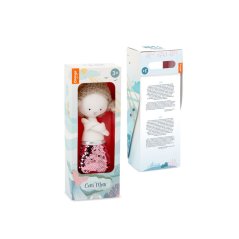 Látková ovečka s ploutví 30 cm Cotti Motti Orange Toys - Zoe Mermaid tail