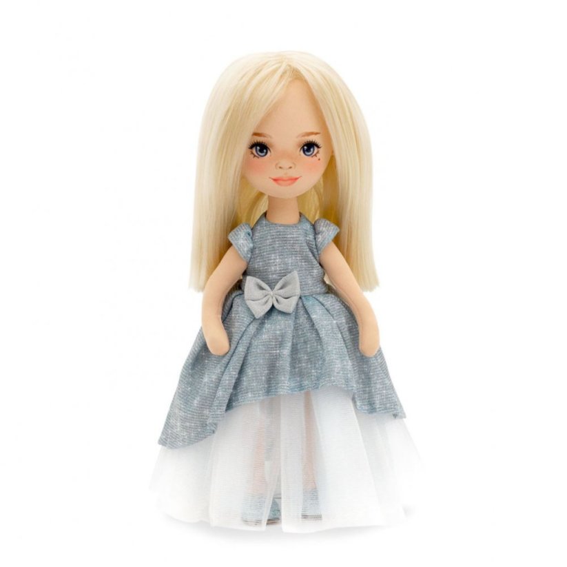 Látková panenka Orange Toys - Sweet Sisters Mia - Light Blue Dress