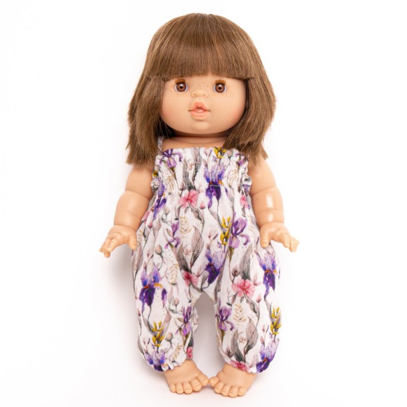 Overal pro panenku 34 cm By Loli - Romance - Iris Flowers