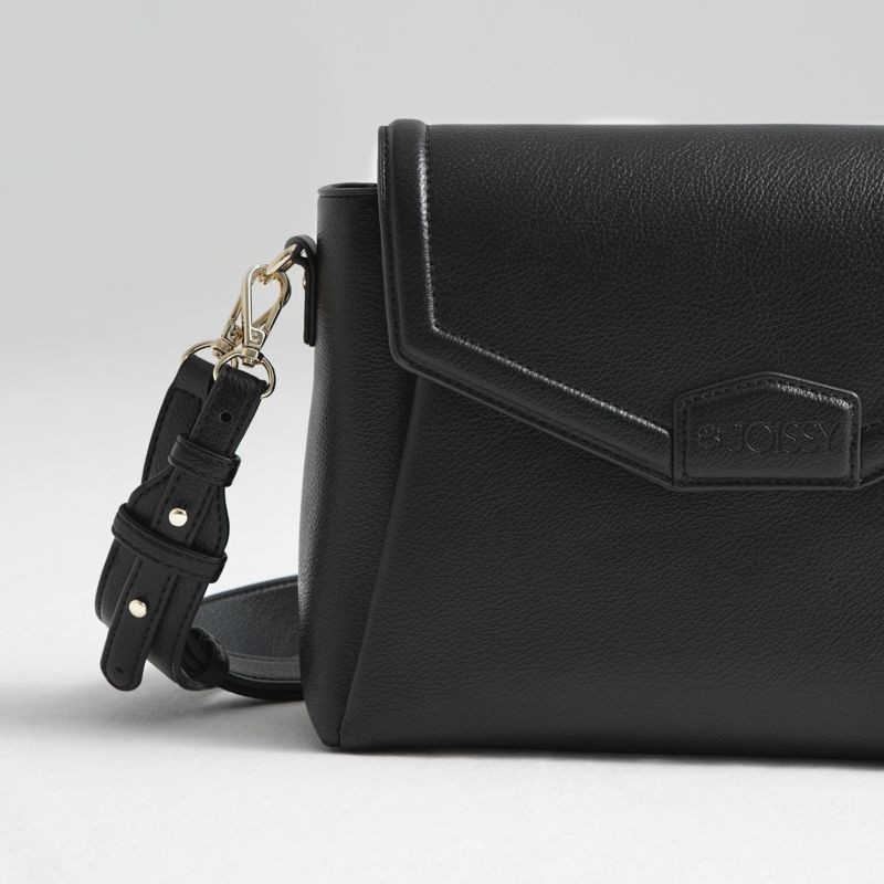 Kabelka a organizér na kočárek 2v1 Joissy MIDI - Black/Black