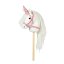 Jednorožčí roh s uzdečkou na hobby horse koníka By Astrup - Pink Glitter