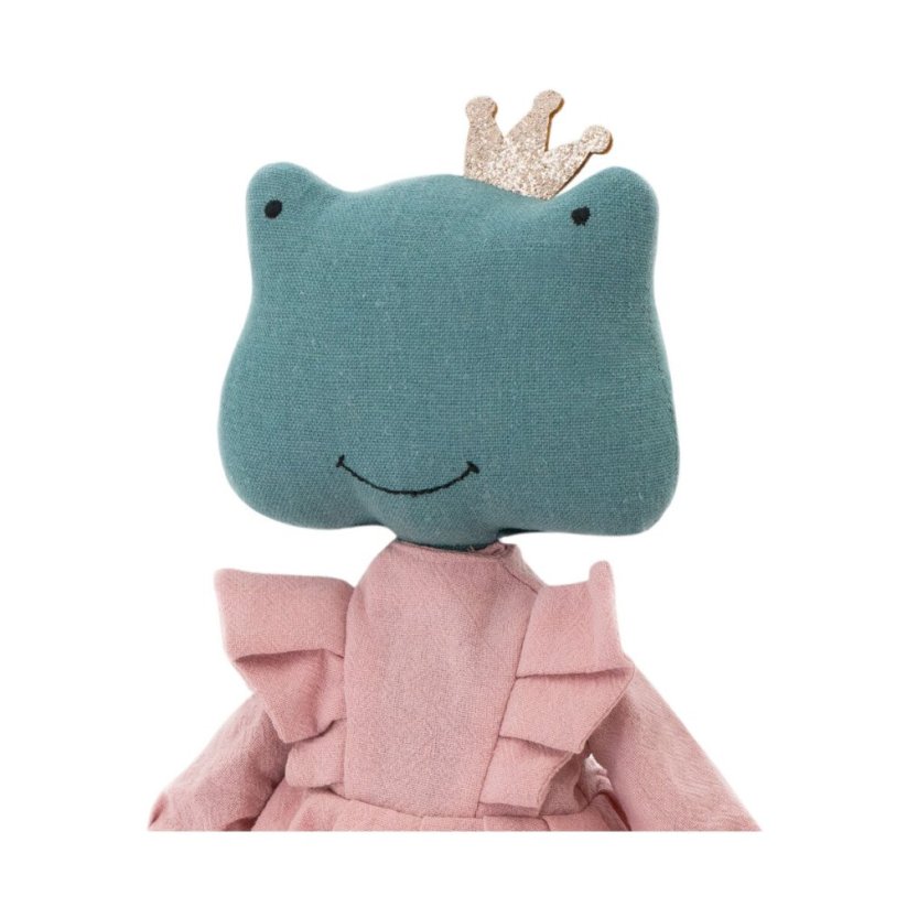 Látková žabka 30 cm Cotti Motti Orange Toys - Fiona The Frog Pink