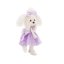 Plyšový pejsek maltézská fenka Lucky Doggy - Mimi Purple