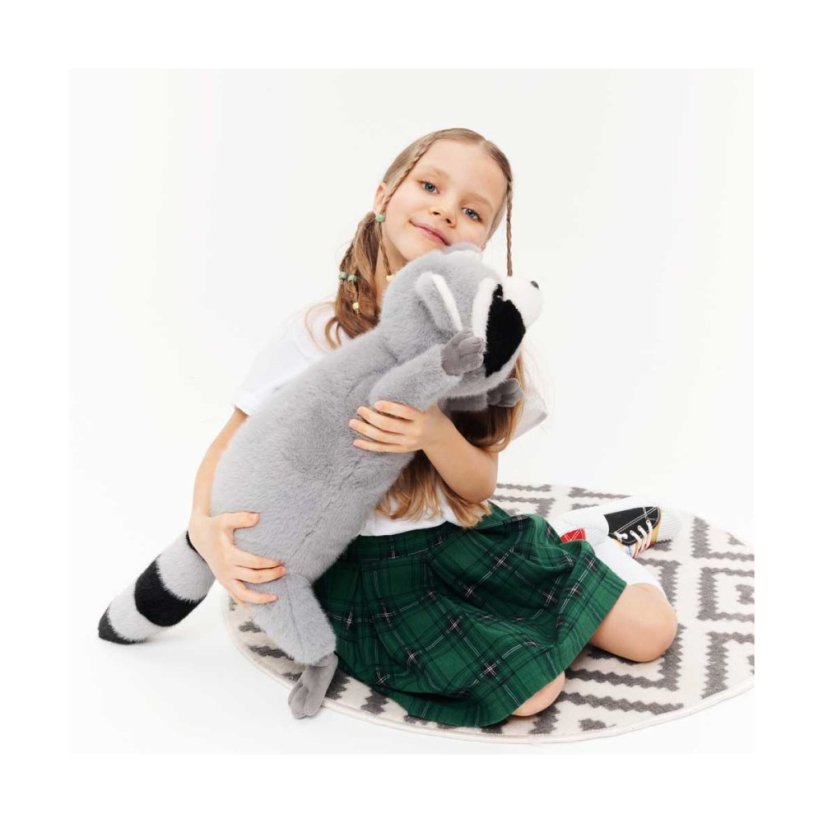 Plyšový mýval ležící Orange toys 58 cm - Raccoon