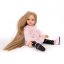 Kabátek s kapucí pro panenku Paola Reina a Minikane 32 cm By Loli - Pink Fluffy