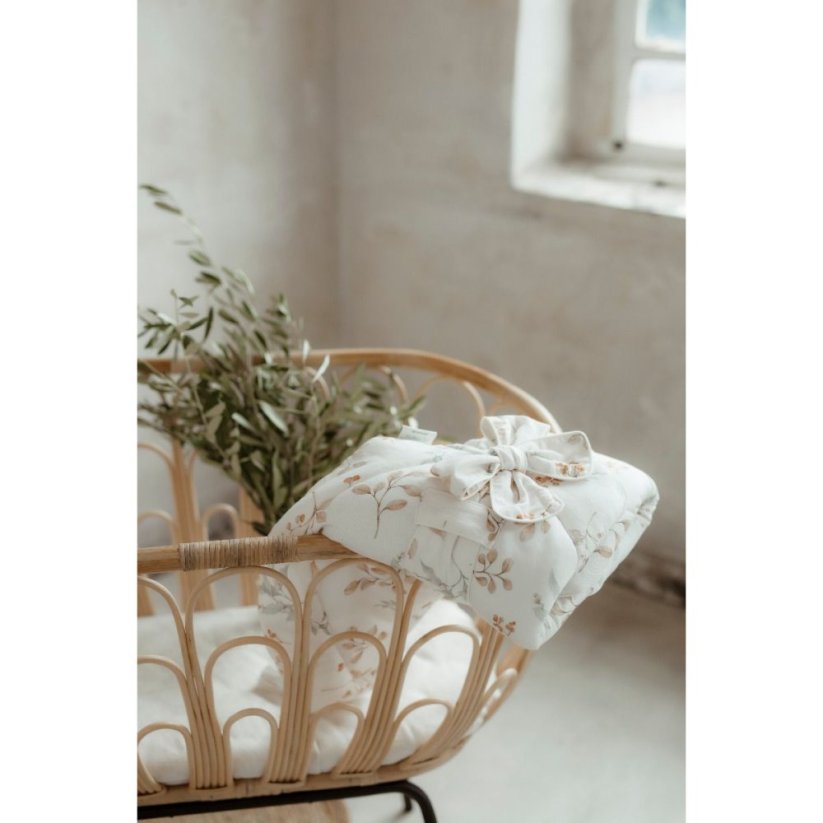 Bambusové prostěradlo do postýlky My Memi - Boho Bloom