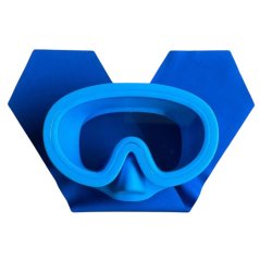 Potápěčské brýle se šátkem pro děti 3 - 10let Waterplops - Uni blue