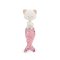 Látková kočička s ploutví 30 cm Cotti Motti Orange Toys - Christy Mermaid tail