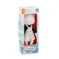 Látková kočička 29 cm Orange Toys - Christy The Cat - Denim Sundress