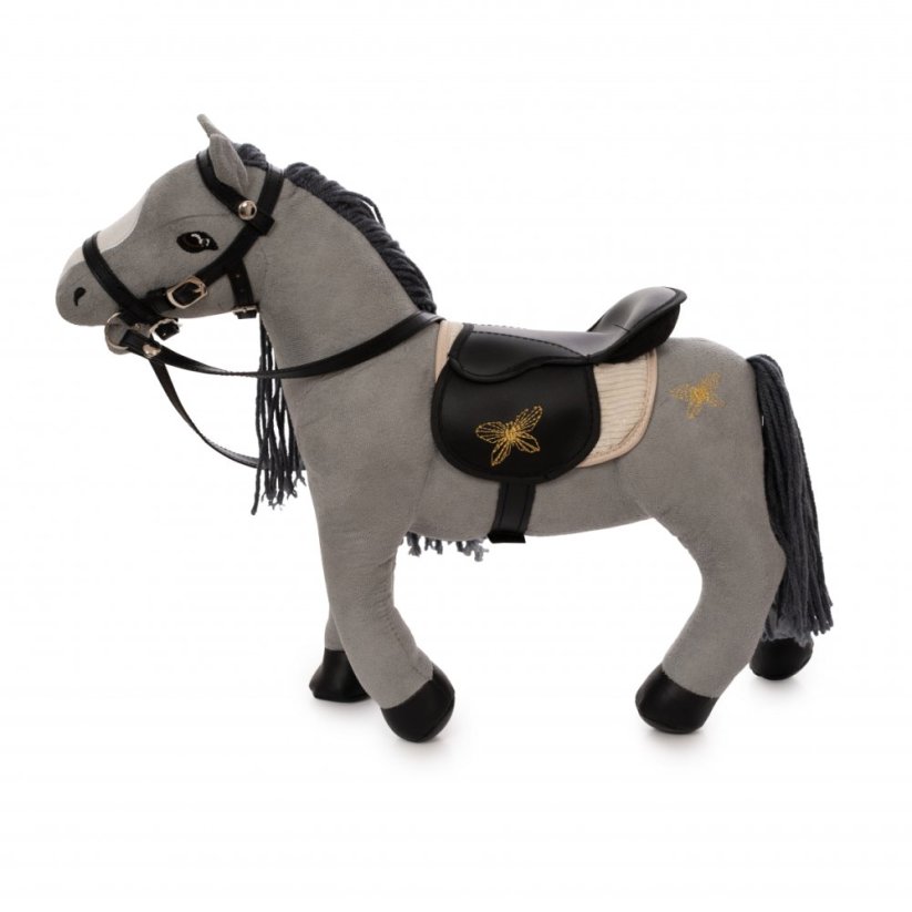 Mini koník Lucky By Astrup - Horse Grey 30 cm