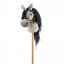 Hobby koník na tyči By Astrup - Hobby horse Grey