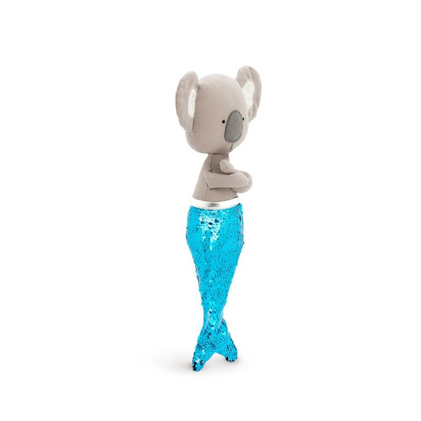 Látková koala s ploutví 30 cm Cotti Motti Orange Toys - Freddy Mermaid tail