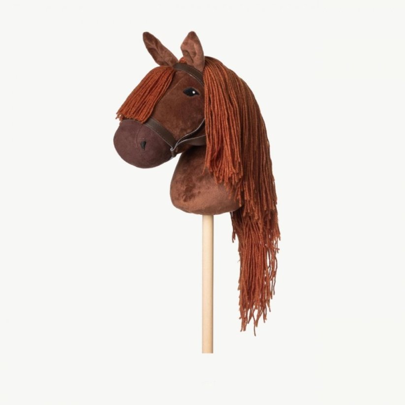 Hobby koník na tyči By Astrup - Hobby Horse Brown