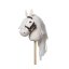 Hobby koník na tyči By Astrup - Hobby Horse White