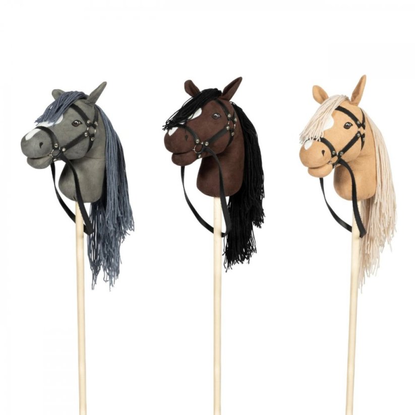 Hobby koník na tyči s ocasem By Astrup - Hobby Horse Brown