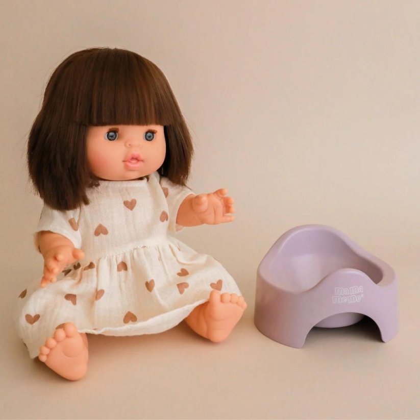 Dřevěný nočník pro panenky By Astrup - Lilac