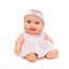 Šaty a čelenka pro panenku Los Peques 21 cm - By Loli - Boho Muslin Cream