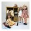 Šaty pro panenku Paola Reina a Minikane 32 cm By Loli - Classic - Brown Gold