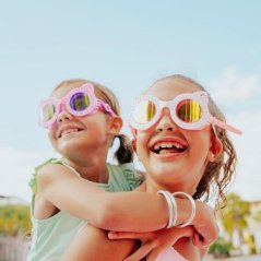 Plavecké brýle pro děti kočička Bling2o - Kitten - Mango mittens 6+