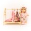 Pletený svetřík s čepičkou a capáčky pro panenku Minikane Romance - Baby Pink - By Loli