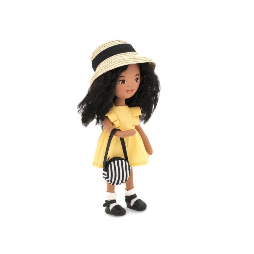 Látková panenka Orange Toys - Sweet Sisters Tina - Yellow Dress