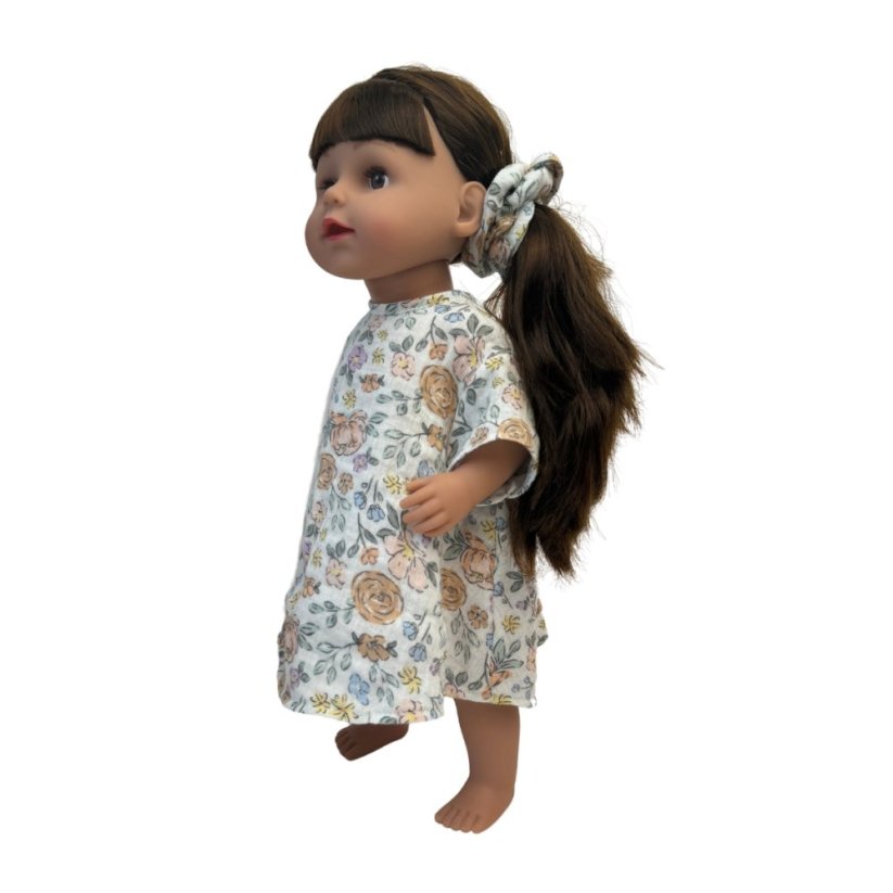 Noční košilka pro panenku Baby Born 43cm - Basic - Flowers