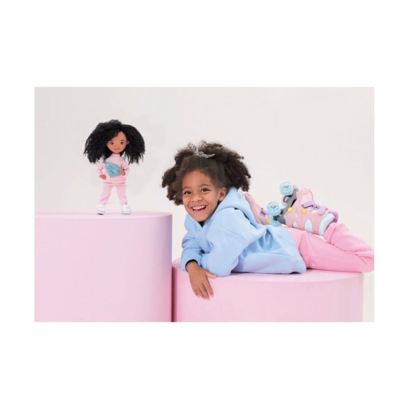 Látková panenka Orange Toys - Sweet sisters Sophie - White Fur Coat