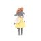 Látková slonička 30 cm Cotti Motti Orange Toys - Alice the Elephant