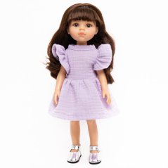 Šaty pro panenku Paola Reina a Minikane 32 cm By Loli - Fairy - Violet