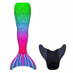 Kostým mořské panny Kuaki Mermaids - Mořský ocas a monofin ploutev - Capri - XXS 5-6 let
