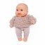 Mikina a legíny pro panenku Los Peques 21 cm - By Loli - Warm Furry Lamb Latte