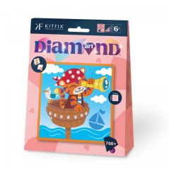 Diamantové malování pirát Kitfix - Junior 6+