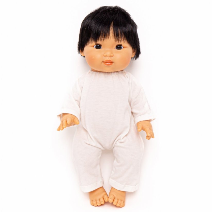 Overal pro panenku 34 cm By Loli - Vintage Baby - Light Cream