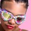 Plavecké brýle pro děti srdíčka Bling2o - Confection - Be true pink 3+