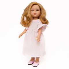 Šaty pro panenku Paola Reina a Minikane 32 cm By Loli- Fairy - Light pink
