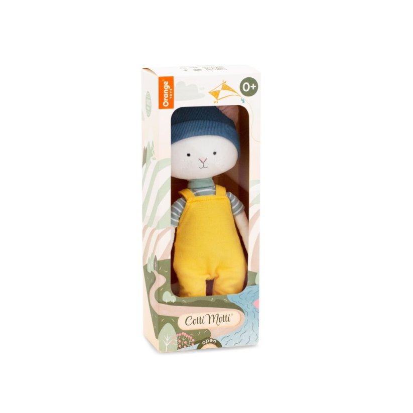 Látkový kocourek 30 cm Cotti Motti Orange Toys - Nicky
