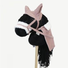 Čabraka s uzdečkou a dekou na hobby horse koníka By Astrup - Dusty Rose