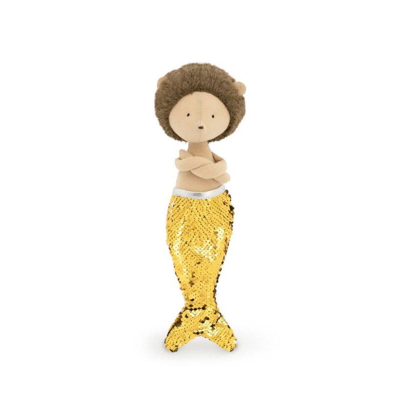 Látkový ježek s ploutví 30 cm Cotti Motti Orange Toys - Henry Mermaid tail