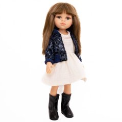 Bunda pro panenku Paola Reina a Minikane 32 cm By Loli - Bomber Blue Leo