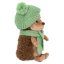 Plyšový ježek s čepicí a šálou Orange toys 25 cm - Hedgehog in green beret