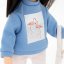 Látková panenka Orange Toys - Sweet Sisters Lilu - Flamingo Sweatshirt