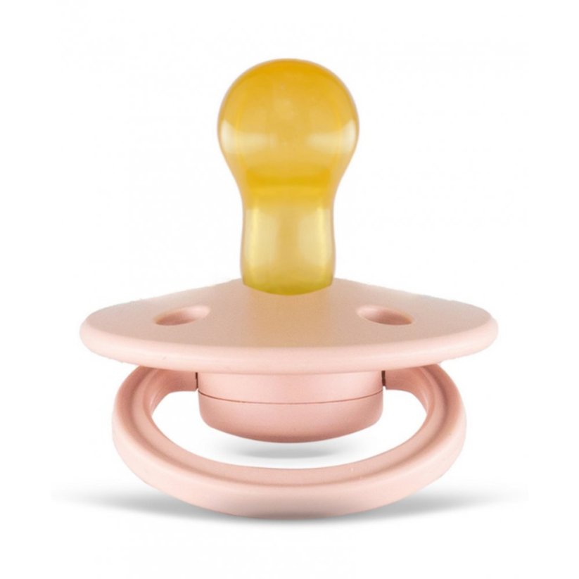Dudlík Rebael z přírodního kaučuku 1 ks - Baby Blush - 6-18 měsíců (velikost 2)